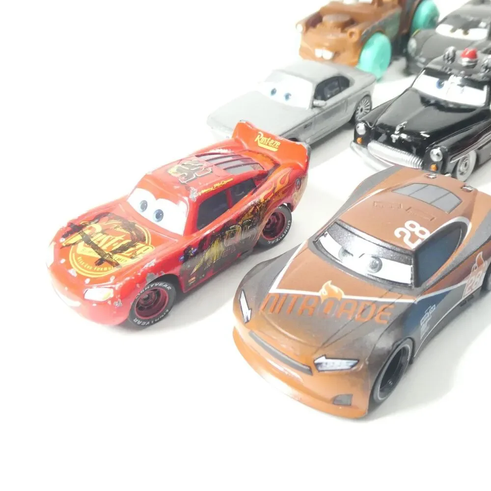 Disney Pixar Cars - Lot of 16 Character Toy Cars Diecast